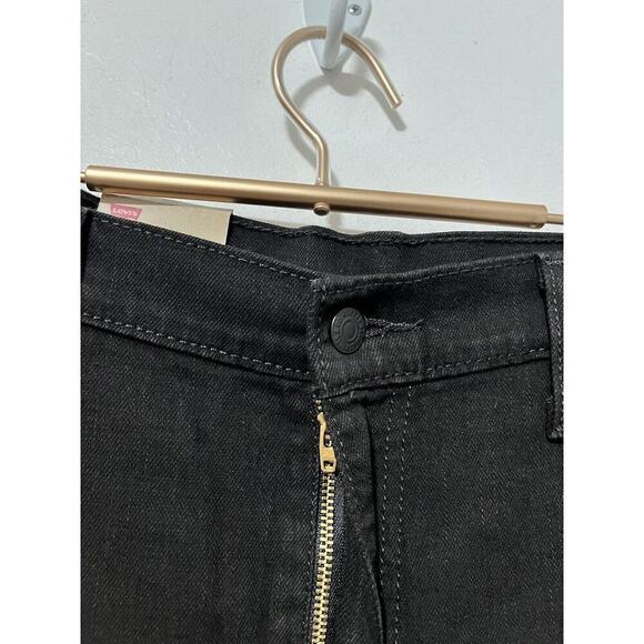 Levi’s 505 Regular Tapered Leg Jeans Size 36x30 Black Zip Fly Men’s NEW - Picture 4 of 8